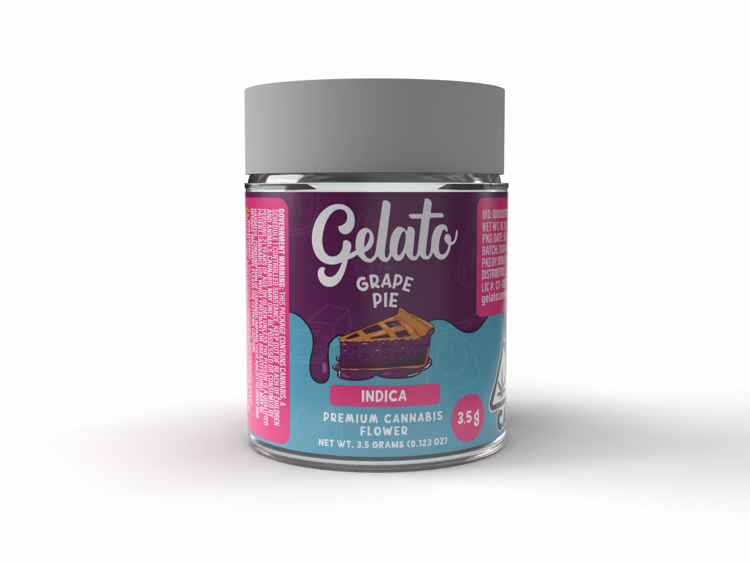 Gelato Flower 3.5g Sativa Blackberry Diesel 16pk