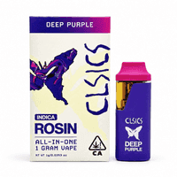 CLSICS Live Rosin All-In-One Cartridge 1g Indica Deep Purple
