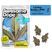 Awesome Dope Smalls Flower 14g Indica Hybrid LA Pop Rocks X PPP