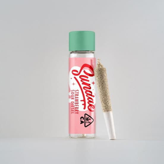 Sundae Infused Preroll 0.5g Sativa Strawberry Sour Diesell