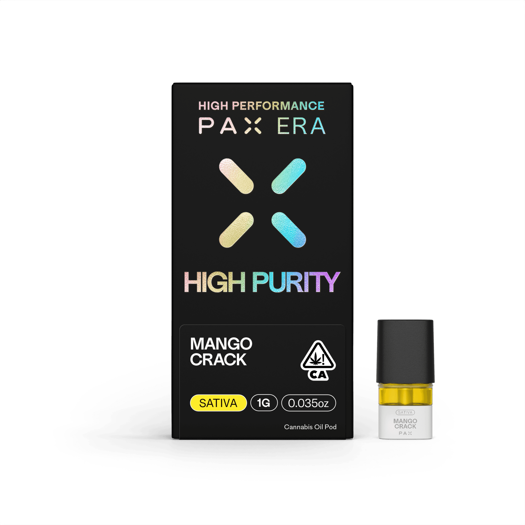 PAX High Purity THC Pod 1g Sativa Mango Crack