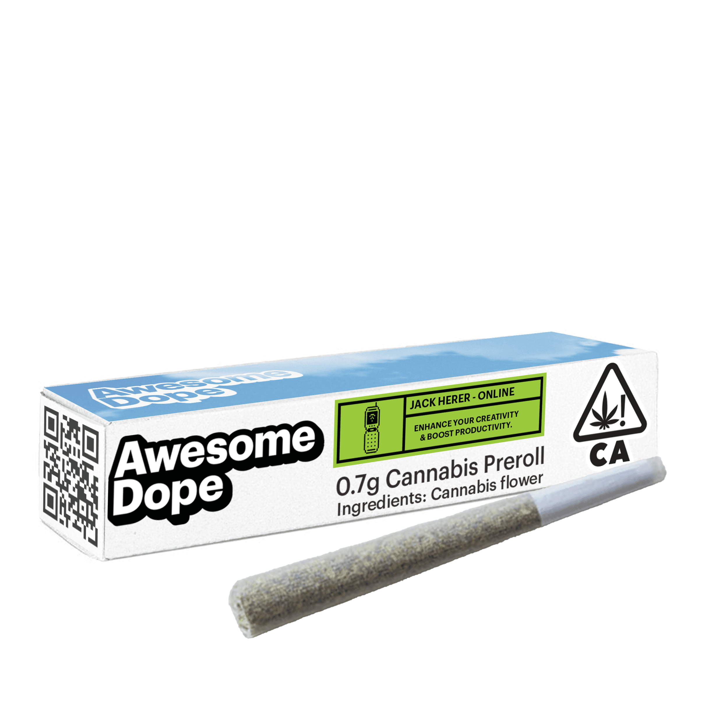 Awesome Dope Preroll 0.7g Sativa Jack Herer