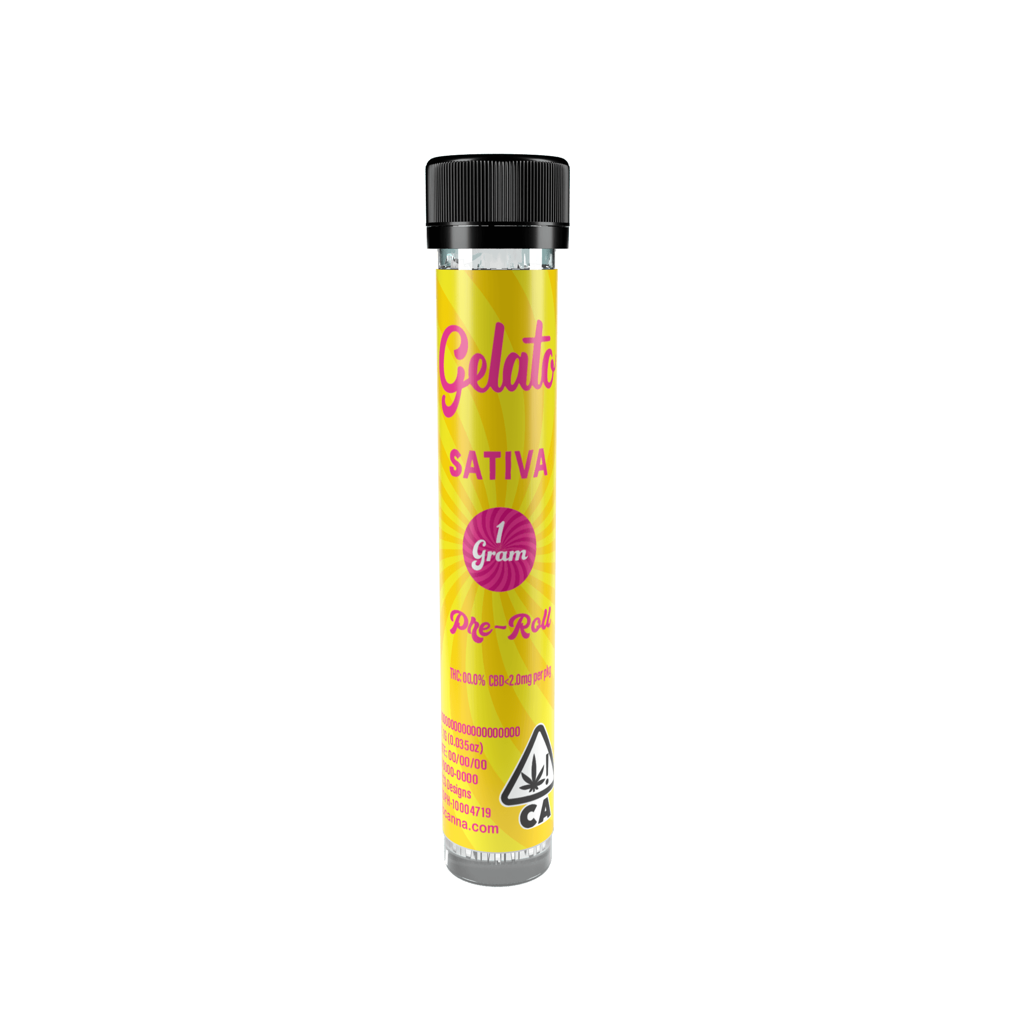 Gelato Preroll 1g Sativa Citrus Punch 25pk