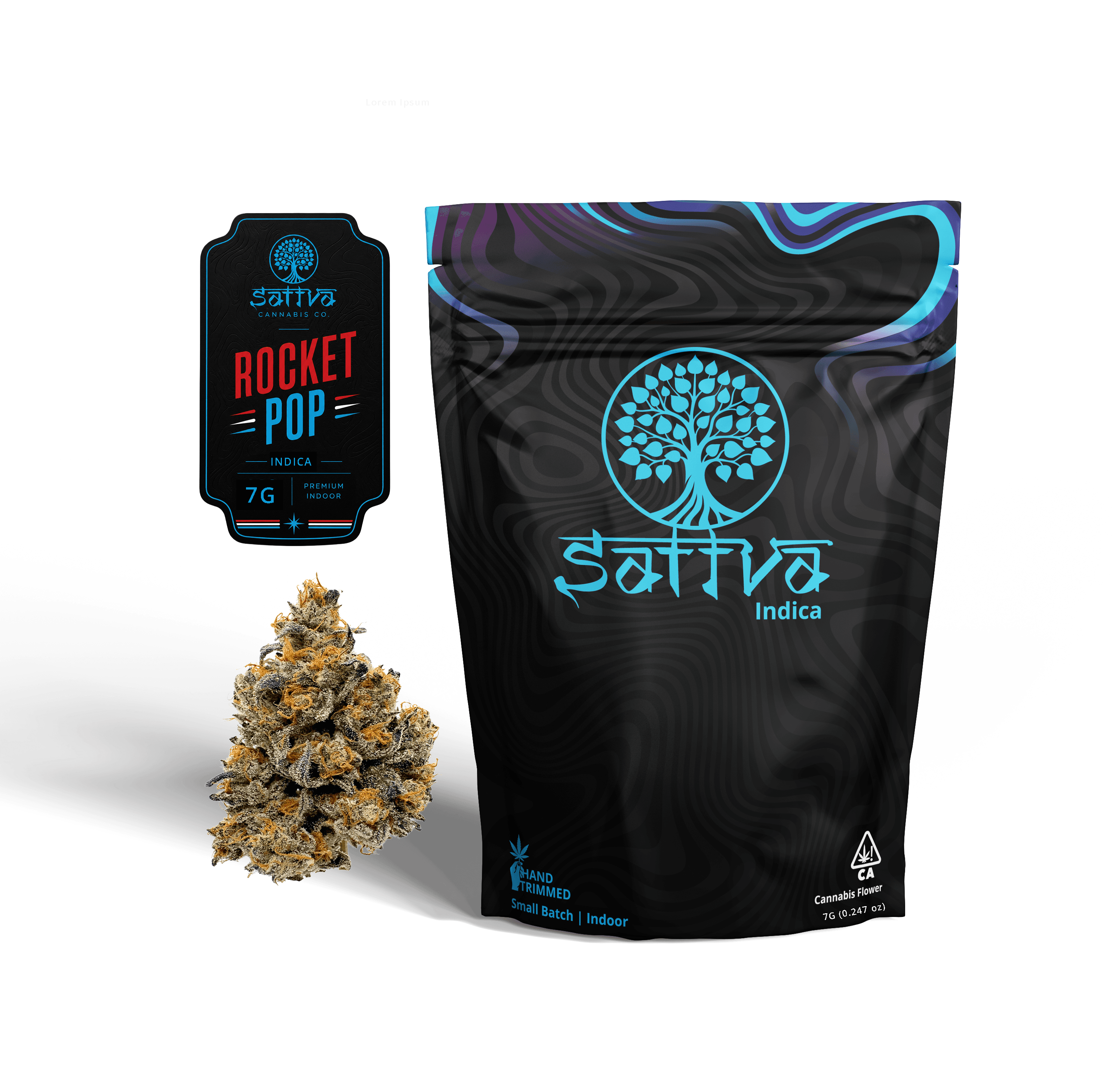Sattva Cannabis Flower 7g Indica Rocket Pop