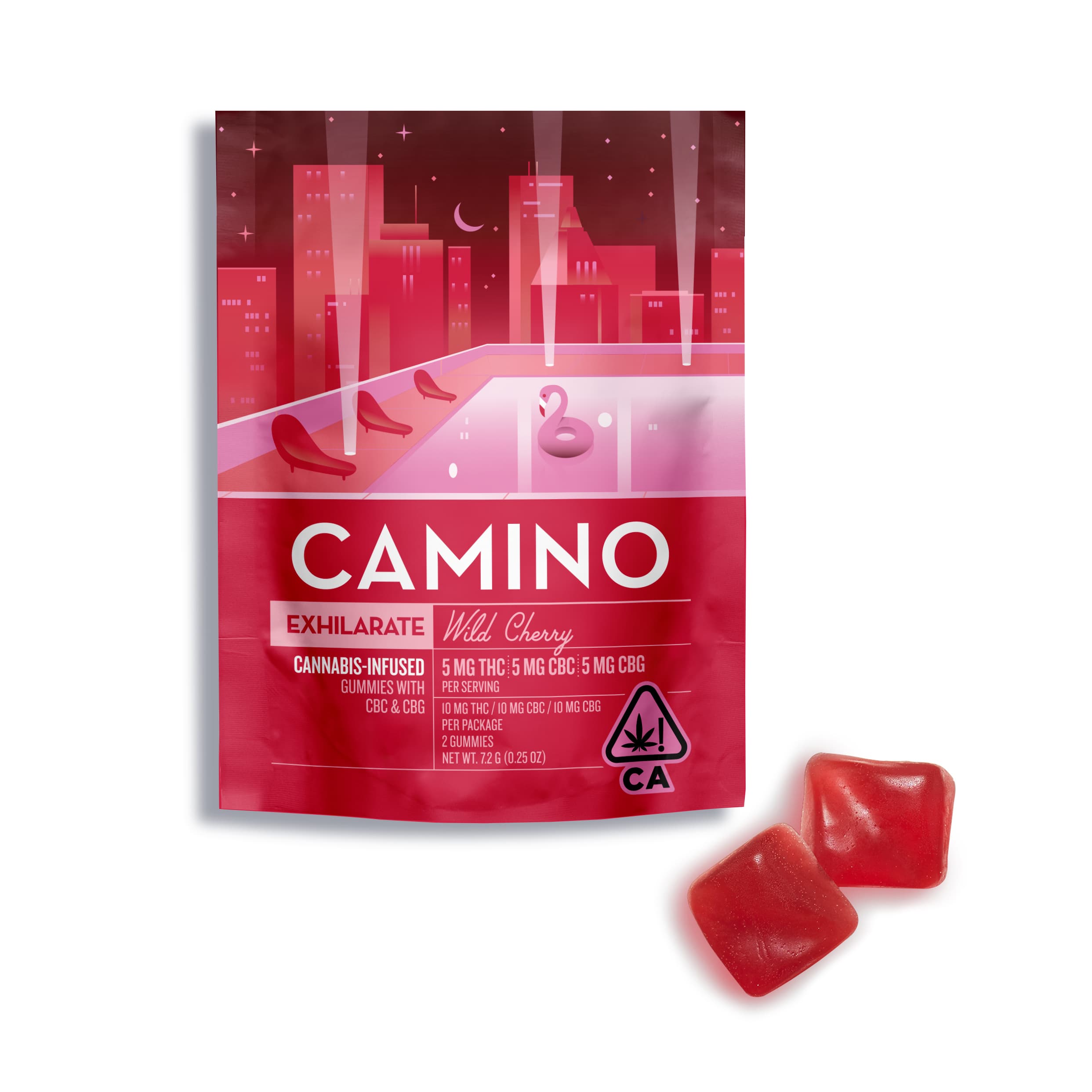 Trial Packs Camino Gummies Wild Cherry CBC CBG 5:5:5