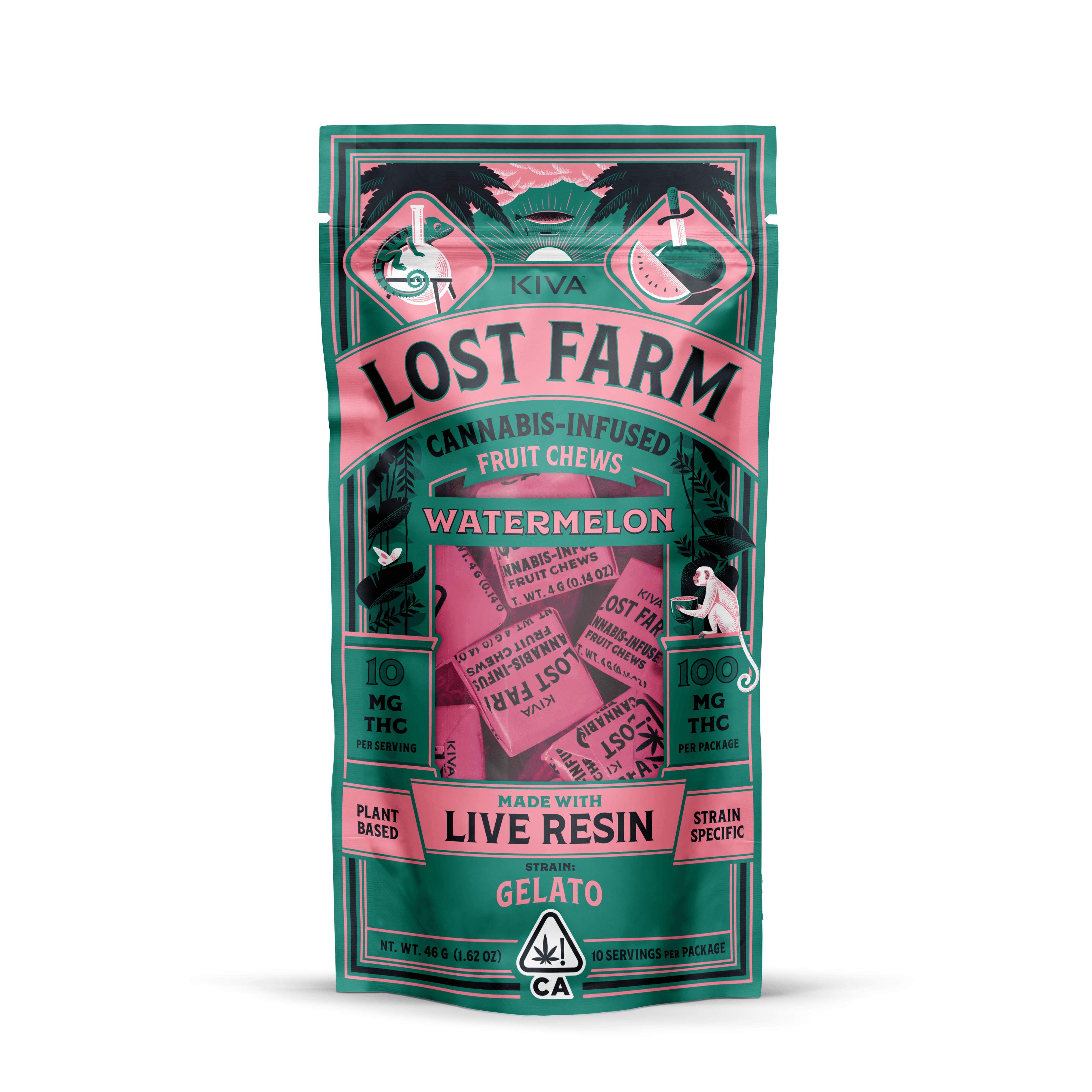 Lost Farm Chews Watermelon Gelato