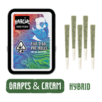 Garcia Hand Picked Preroll .6g Hybrid Grapes And Cream E 5pk 3g