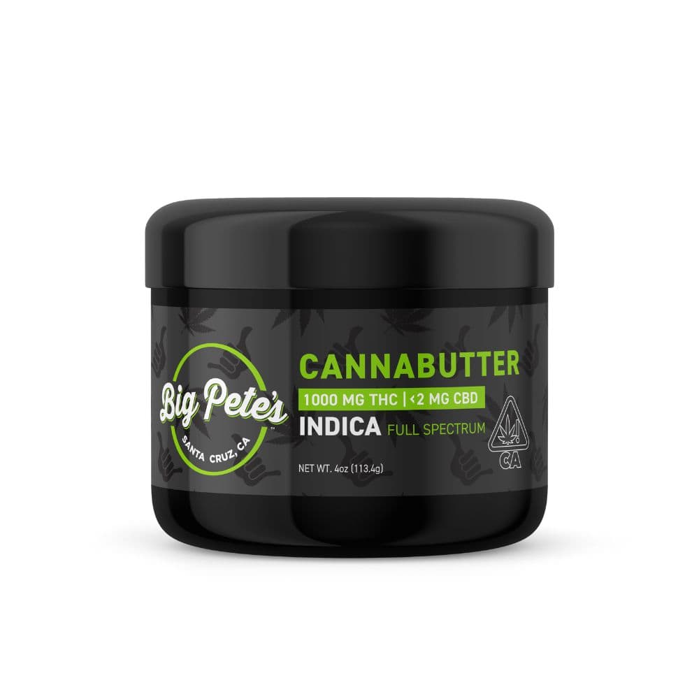 Big Pete's Cannabutter Indica Jar 1,000mg THC