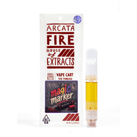 Arcata Fire 100% Cured Resin Cartridge 1g Indica Magic Marker