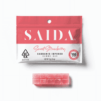 Saida Gummy Bar 100mg Sativa THC Sweet Strawberry