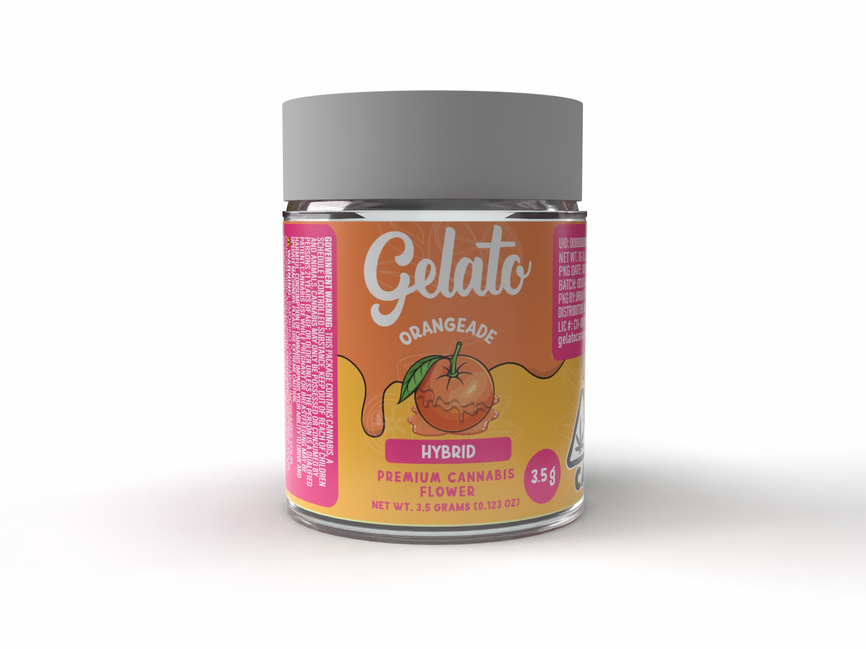 Gelato Flower 3.5g Hybrid Orangeade 16pk