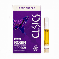 CLSICS Live Rosin Cartridge 1g Indica Deep Purple