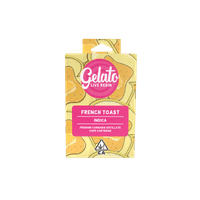 Gelato Live Resin Cartridge 1g Indica French Toast 10pk
