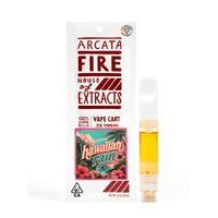 Arcata Fire 100% Cured Resin Cartridge 1g Indica Hawaiian Rain