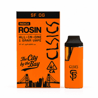 CLSICS Live Rosin All-In-One Cartridge 1g Indica SF OG