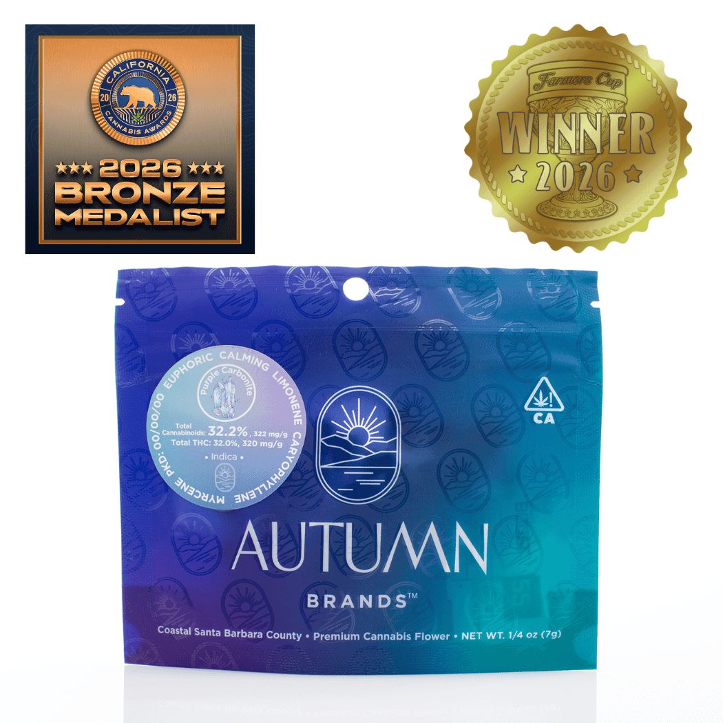 Autumn Brands Flower 7g Pouch Indica Purple Carbonite 16ct