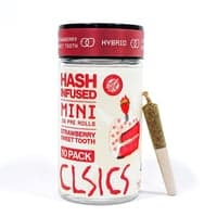 CLSICS Hash Preroll 10pk Hybrid Strawberry Sweet Tooth