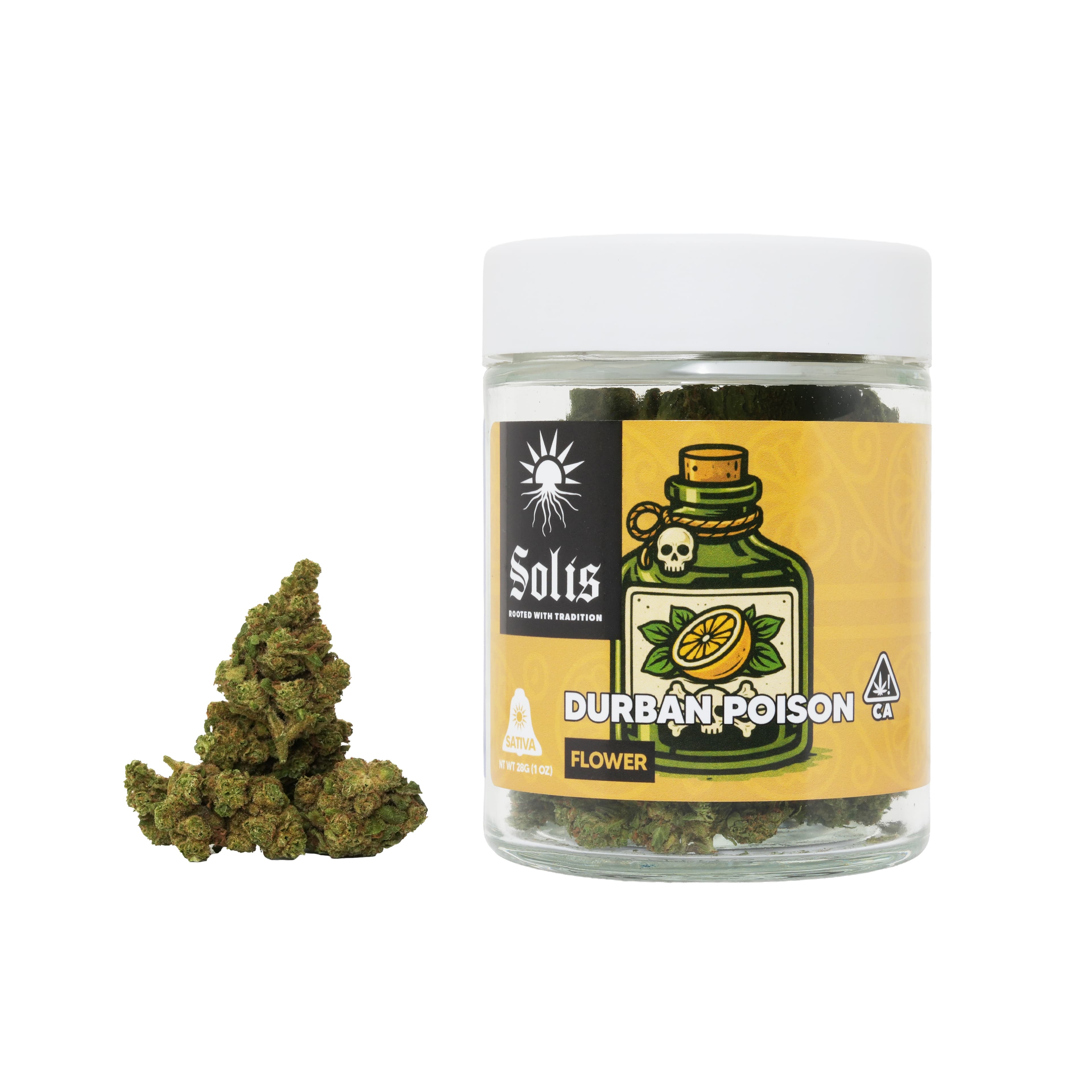Solis Flower 28g Sativa Durban Poison