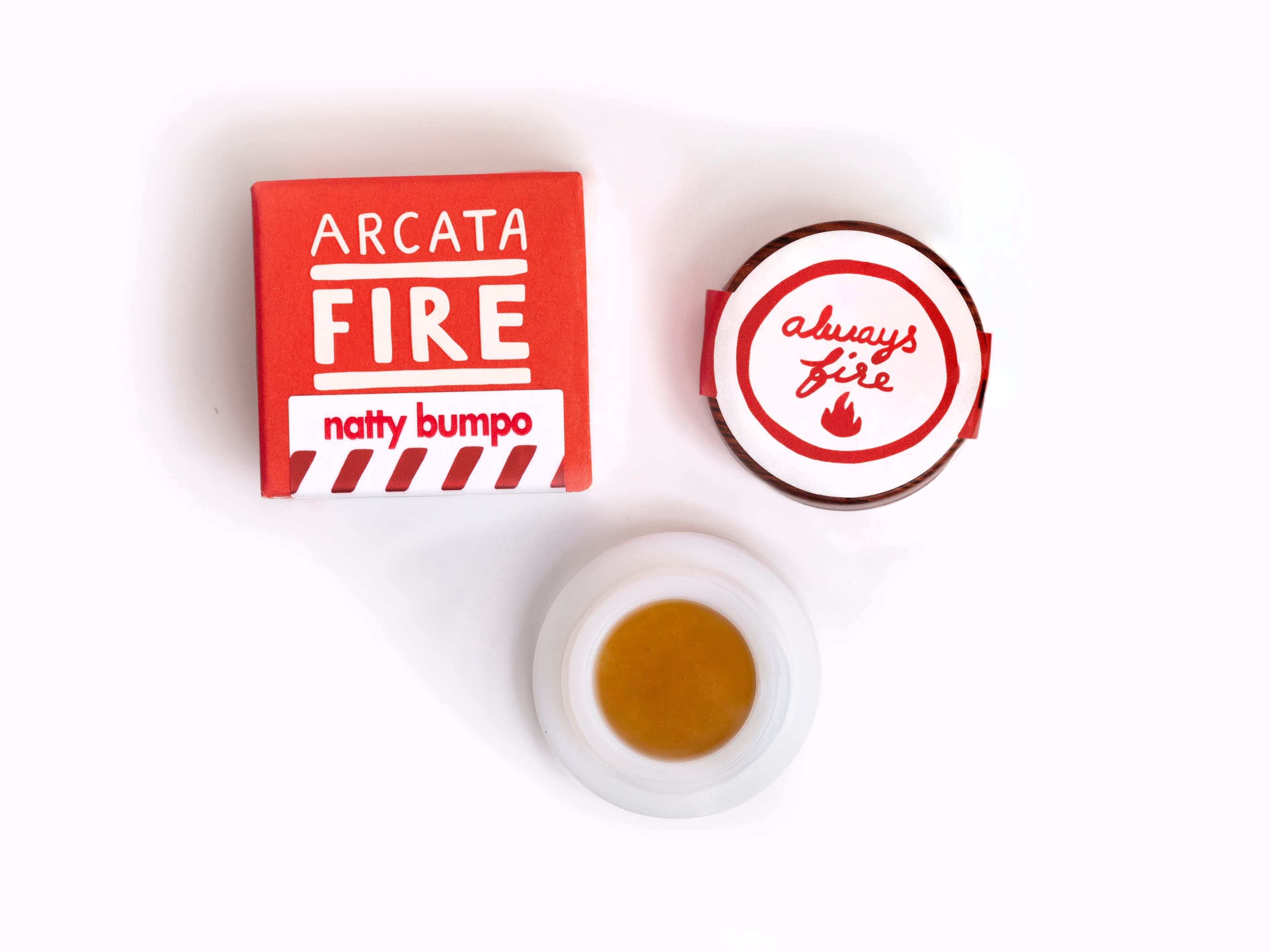 Arcata Fire 100% Live Resin Concentrate 1g Hybrid Natty Bumpo