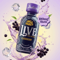 Uncle Arnie's 2oz 100% Live Rosin Indica Elderberry 100mg