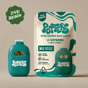 Potters Live Resin All-In-One 2g Watermelon Sour Patch (Med)