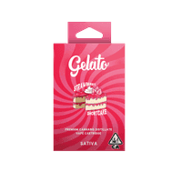 Gelato Flavors Cartridge 1g Sativa Strawberry Shortcake 10pk