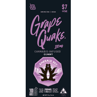 Emerald Sky Gummies 1ct 100mg Indica Grape Quake 48pk