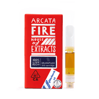 Arcata Fire 100% Live Rosin Cartridge 1g Indica Glitterbomb #4