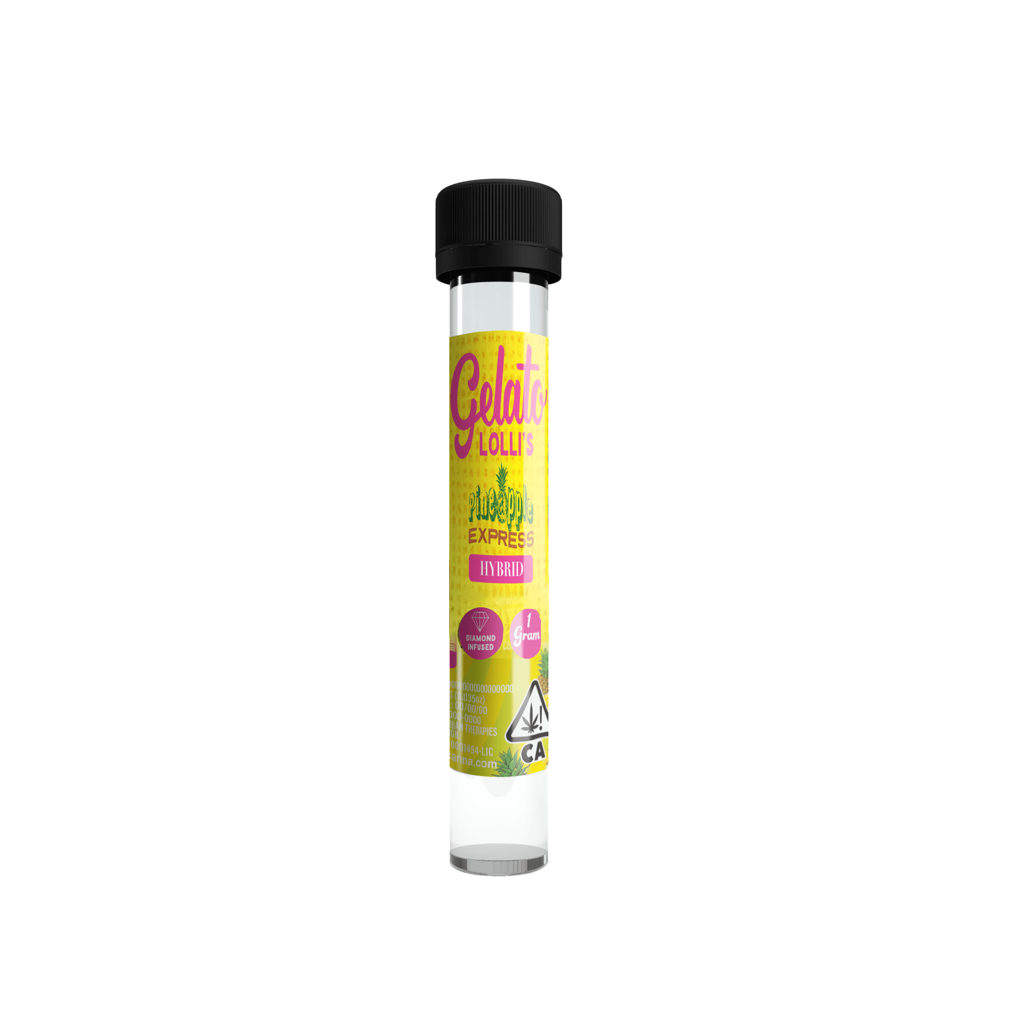 Gelato Lolli's Single Infused Preroll 1.2g Hybrid Pineapple Express 12pk
