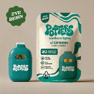 Potters Live Resin All-In-One 2g Northern Lights (Med)