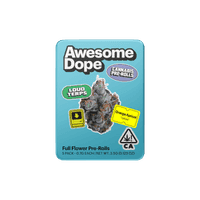 Awesome Dope Preroll 5pk Hybrid Orange Apricot