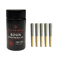 The Pairist Rosin Infused Preroll 0.5g Sativa Whitethorn Rose 5pk 2.5g