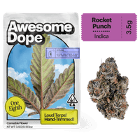 Awesome Dope Flower 3.5g Indica Rocket Punch