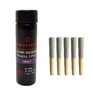 The Pairist Rosin Infused Preroll 0.5g Indica Amaretto Mintz 5pk 2.5g