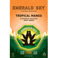 Emerald Sky Hard Fruit Drops 20ct 100mg Hybrid Tropical Mango