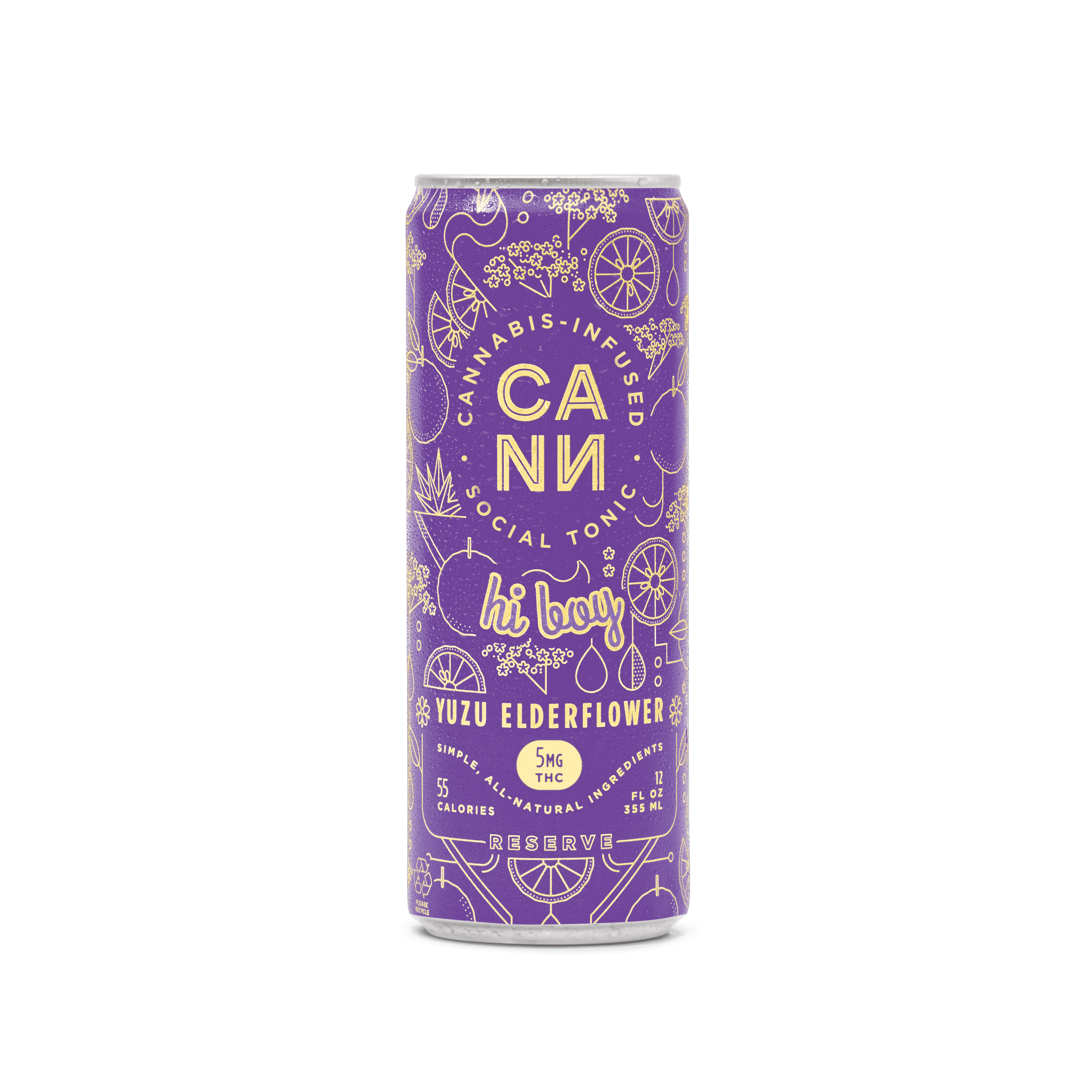 CANN Hi Boys Yuzu Elderflower 4pk