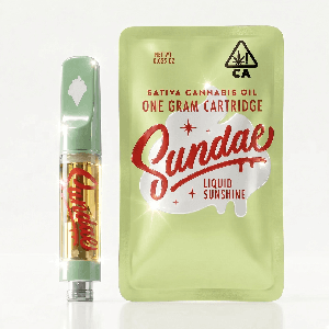 Sundae Vape Cartridge 1g Sativa Liquid Sunshine