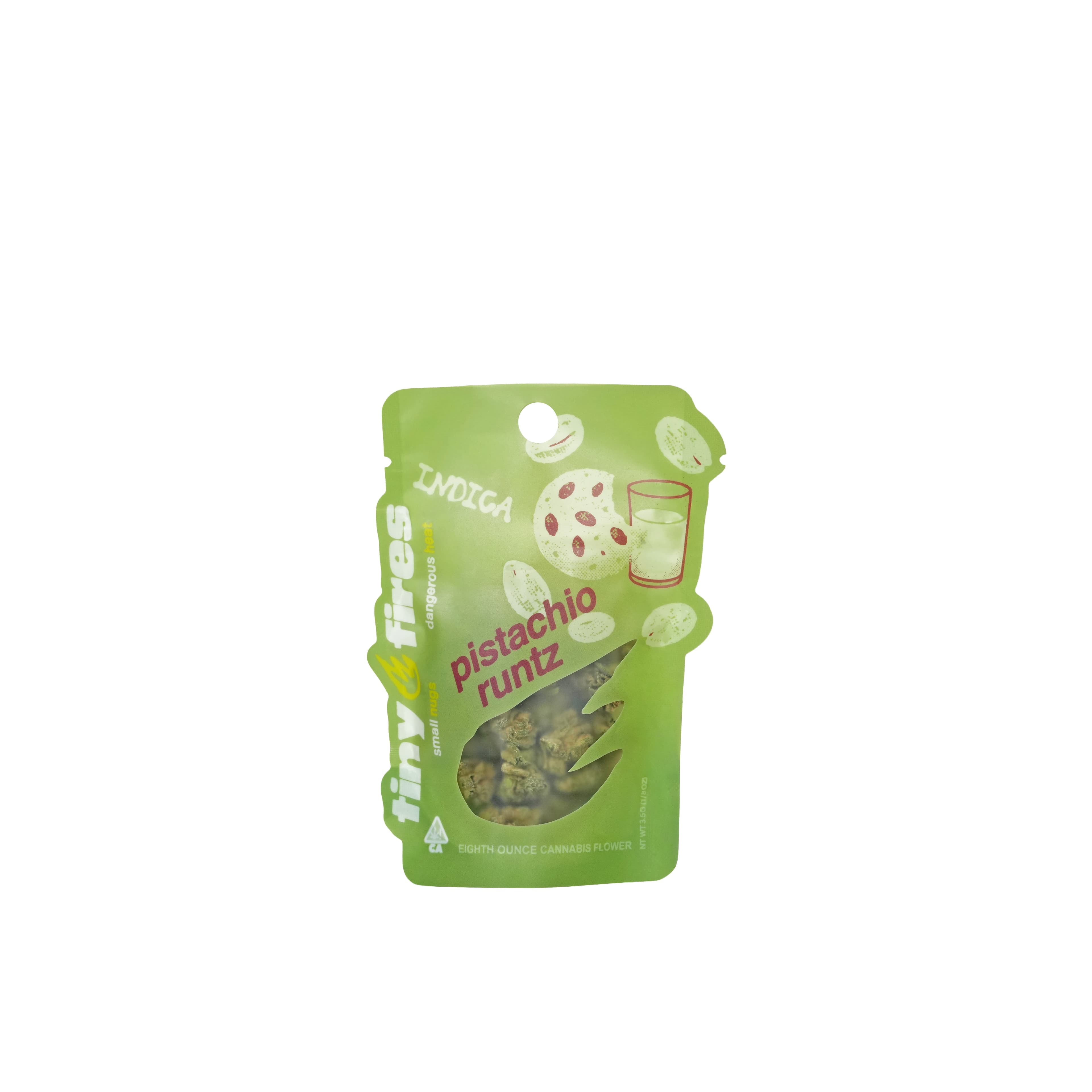Tiny Fires Flower 3.5g Indica Pistachio Runtz