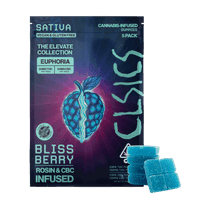CLSICS Live Rosin Gummies Sativa CBC/THC Bliss Berry 5pk