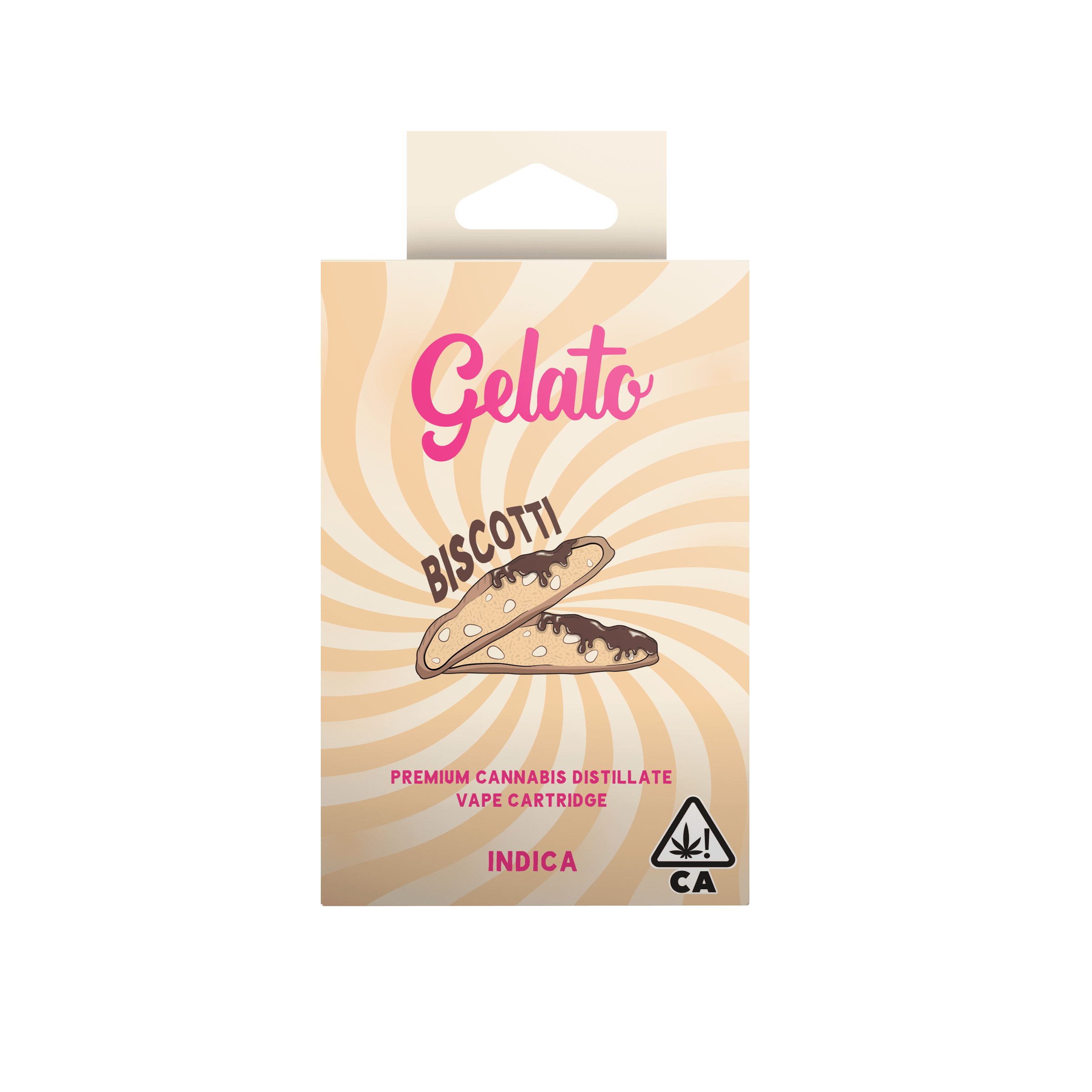 Gelato Flavors Cartridge 1g Indica Biscotti 10pk