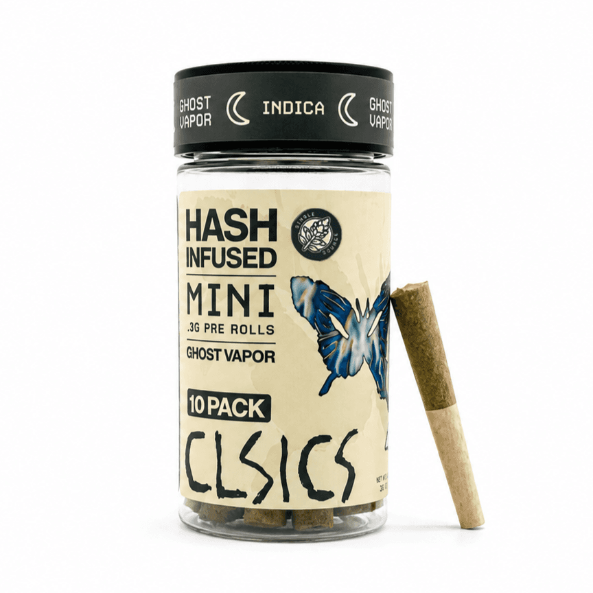 CLSICS Hash Preroll 10pk Indica Ghost Vapor