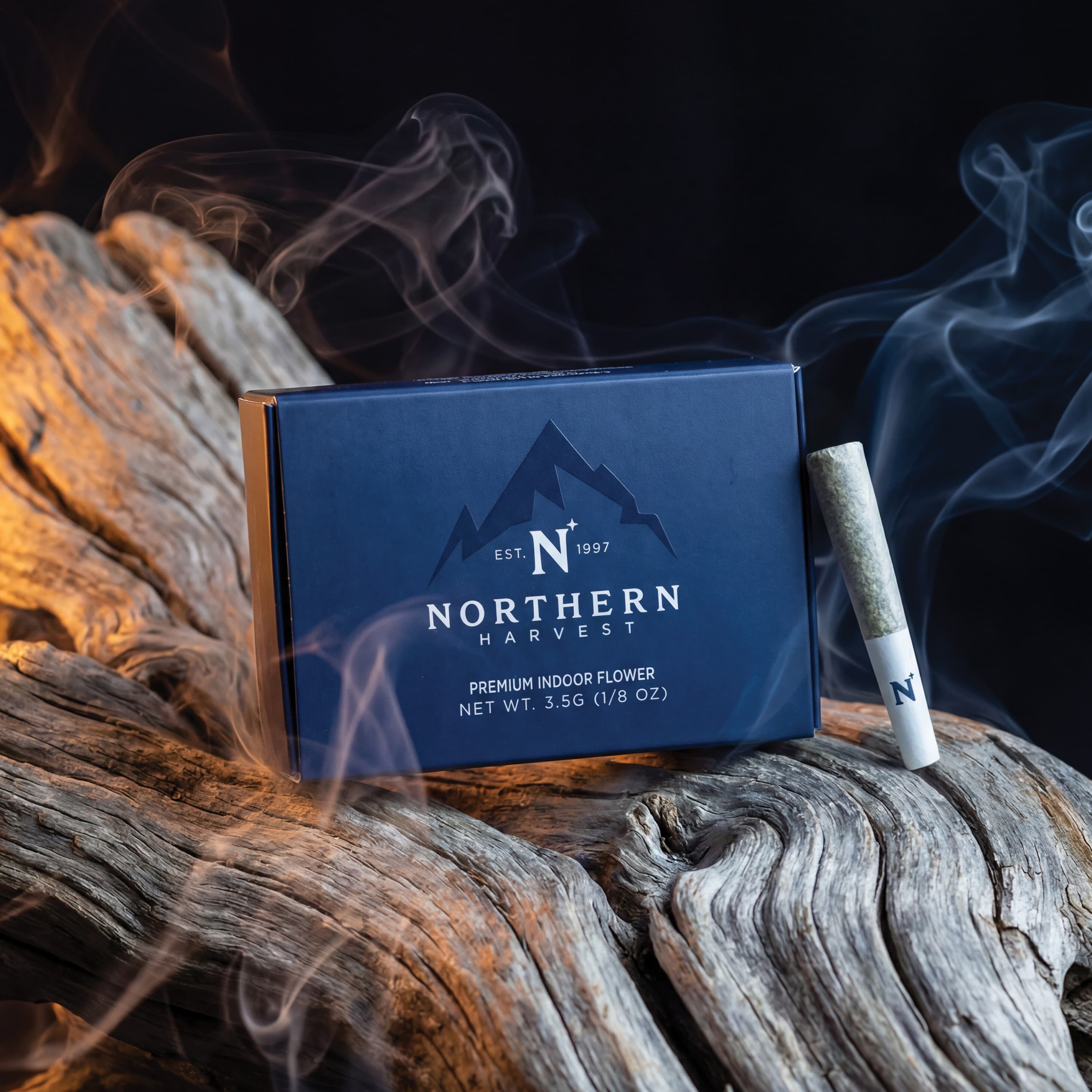 Northern Harvest Mini Preroll 10pk Indica Blackberry Gelato .35g