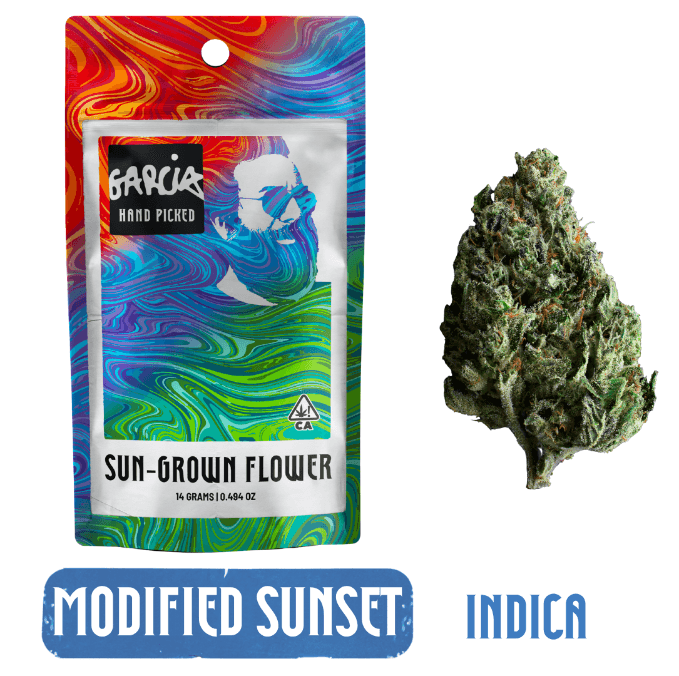 Garcia Hand Picked Flower 14g Indica Modified Sunset WVF
