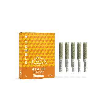 Timeless Tumble Travelers Preroll Energy Maui Wowie 5-pack 2.5g