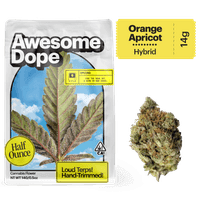 Awesome Dope Flower 14g Hybrid Orange Apricot