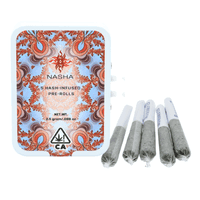 Nasha Hash Infused Preroll 5pk Sativa Papaya Haze x Zowah