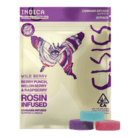 CLSICS Live Rosin Gummies Indica Wild Berry 20-Piece