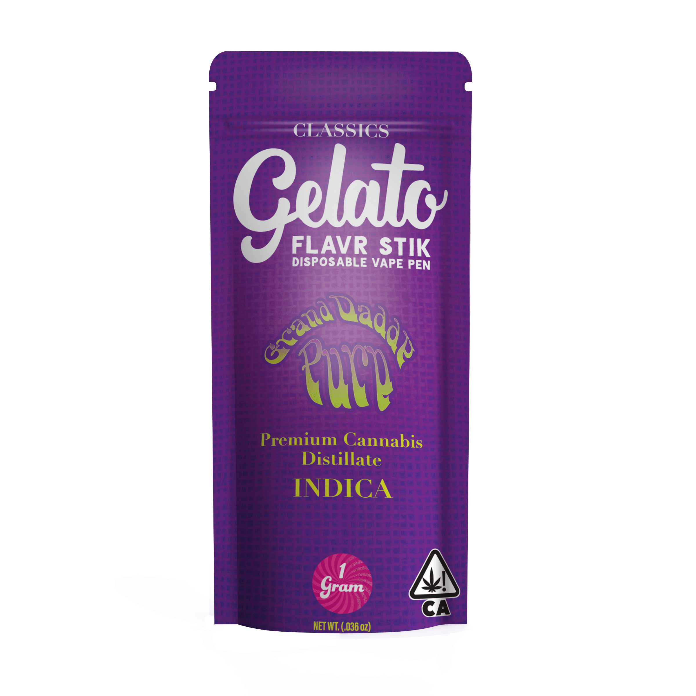 Gelato Classics All-In-One 1g Indica Grand Daddy Purp 10pk