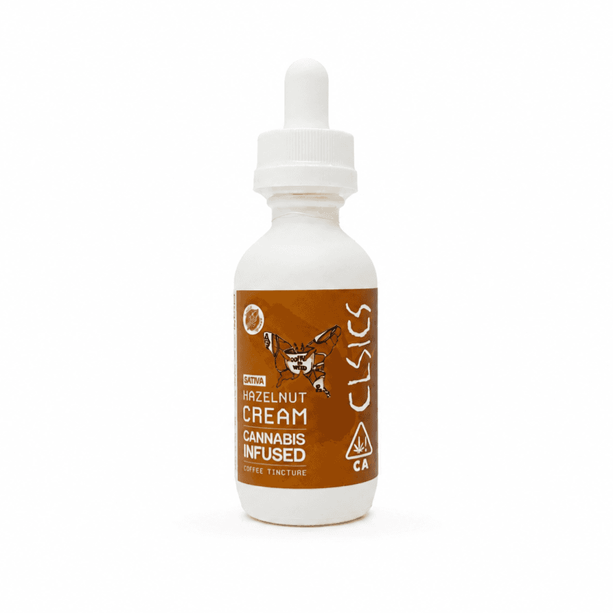 CLSICS Live Rosin Tincture Sativa Coffee and Weed: Hazelnut Cream
