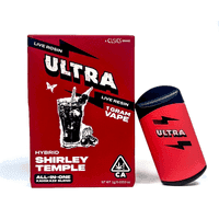 Ultra Live Rosin and Live Resin All-In-One Cartridge 1g Hybrid Shirley Temple